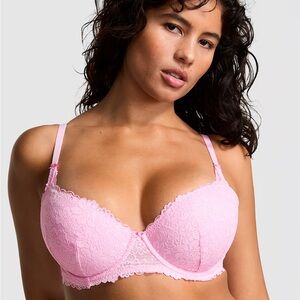 Victorias secret pink winx bra.